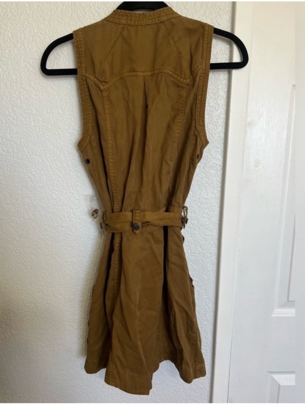 Free People Desert Daylight Sleeveless Utility Mini Dress NWOT - Picture 8 of 10
